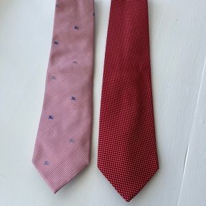 Burberry and Georgio Armani Ties